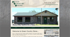 Desktop Screenshot of greencountrystone.com